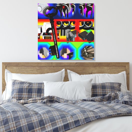 GMT 24 Heures Project Pop Psychedelic Frames S C Leinwanddruck (Insitu (Schlafzimmer))