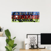 GMT 24 Heures Projekt Farbverlauf Rahmen Poster (Heimbüro)