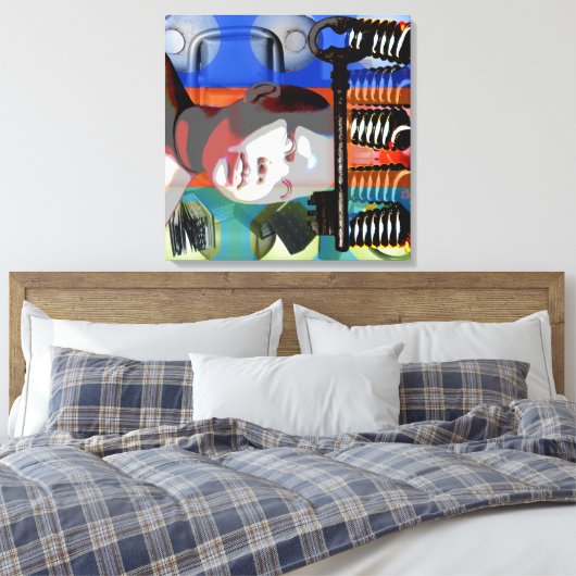 GMT 24 Heures Projekt Puppensteigung Farben Rahmen Leinwanddruck (Insitu (Schlafzimmer))