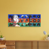 GMT 24 Heures Projekt Puppensteigung Farben Rahmen Leinwanddruck (Insitu (Wohnzimmer))