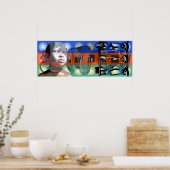 GMT 24 Heures Projekt Puppensteigung Farben Rahmen Poster (Küche)