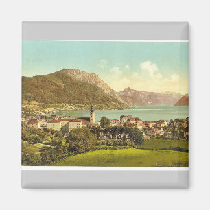 Gmunden, gesehen vom Calvarienberg, oberes Austri Magnet