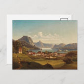Gmunden Schloss Ort | Johann Wilhelm Jankowsky Postkarte (Vorne/Hinten)