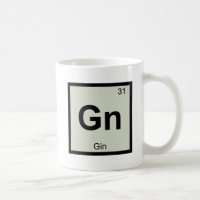 Gn - Gin Chemie Periodisches Tabellensymbol