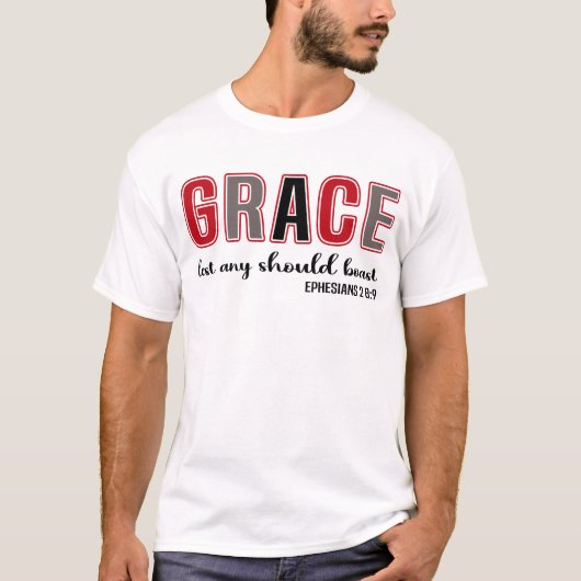 Gnace Lest sollte nicht Christlich sein T-Shirt (Vorderseite)
