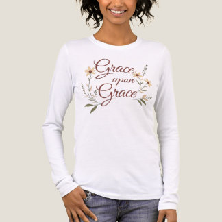 Gnade auf Gnade Langarmshirt für Damen Tri-Blend Shirt