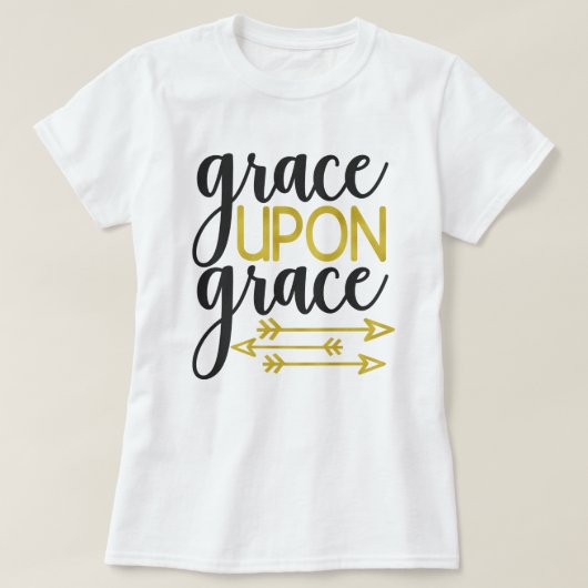 Gnade auf Gnade T-Shirt (Design vorne)