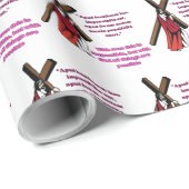 Gnade in der Krippe Geschenkpapier (Rolleneckpunkt)
