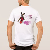 Gnade in der Krippe Tri-Blend Shirt (Rückseite)