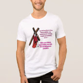 Gnade in der Krippe Tri-Blend Shirt (Vorderseite)