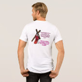 Gnade in der Krippe Tri-Blend Shirt (Rückseite voll)
