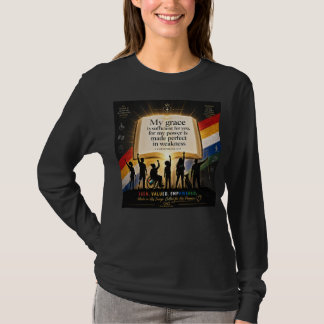 Gnade in Schwäche Behinderungsstolz Glaubensdesign T-Shirt
