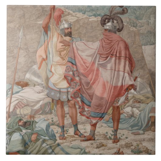 Gnade: Leben Davids Spareth Sauls, 1854 Fliese (Vorderseite)
