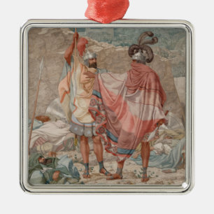 Gnade: Leben Davids Spareth Sauls, 1854 Silbernes Ornament