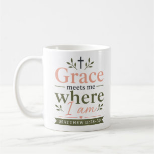 Gnade trifft mich, wo ich bin Gnaden-Zitat Kaffeetasse