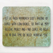 Gnade und Anmut christliches Mousepad (Vorne)