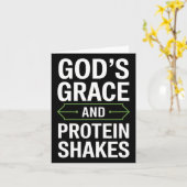 Gnade- und Eiweißschüttelfrost - Christlich 1 Karte (Gelbe Blume)