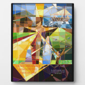 Gnade und Gnade Tree des Lebens Christliche Kunst Fotoplatte (Vorderseite)