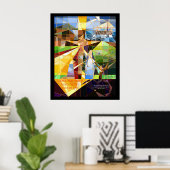 Gnade und Gnade Tree des Lebens Christliche Kunst Poster (Heimbüro)