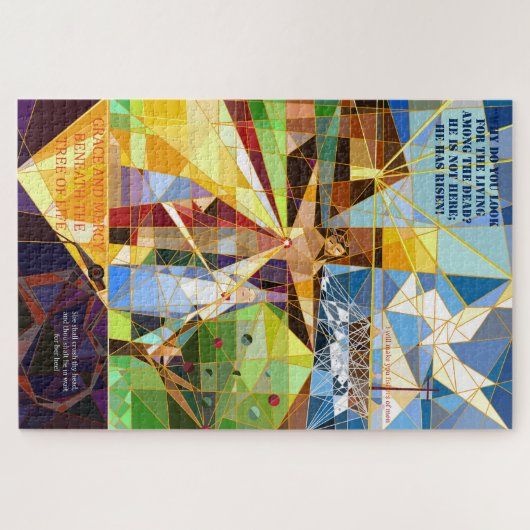 Gnade und Gnade Tree des Lebens Puzzle (Horizontal)