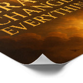Gnade verändert alles Christlich Poster (Ecke)