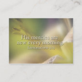 Gnade Visitenkarte (Rückseite)