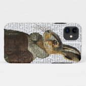Gnädige Frau Hare Portrait Case-Mate iPhone Hülle (Rückseite (Horizontal))