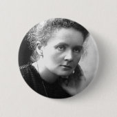 gnädige Frau marie Curie Button (Vorderseite)