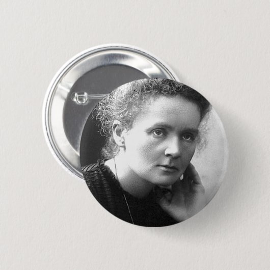 gnädige Frau marie Curie Button (Vorne & Hinten)