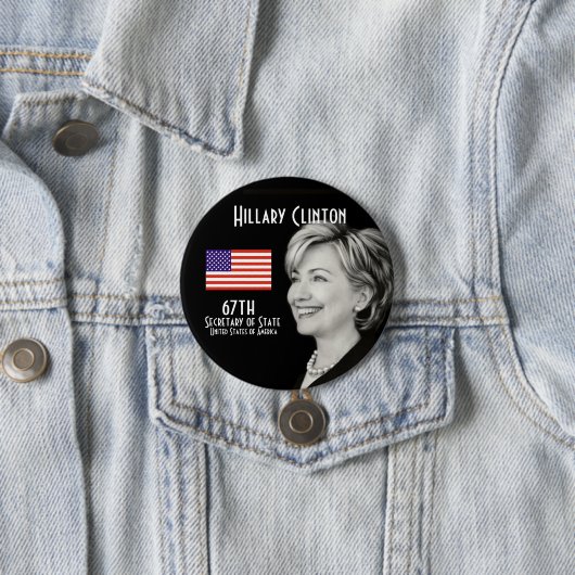 Gnädige Frau Sekretär (rund) Button (Beispiel)