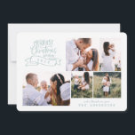 gnädiges, modernes Script-Foto Feiertagskarte<br><div class="desc">Mit diesem lustigen Design können Sie die festliche Freude vermitteln. Mit fett-modernem Skripttext und bearbeitbarer Foto-Collage,  um es besonders zu machen. Erhältlich mit einer Reihe von farbigen Backers,  darunter,  schwarz,  rot,  grün,  blau und mehr zu Anzug,  den Sie gestalten.</div>