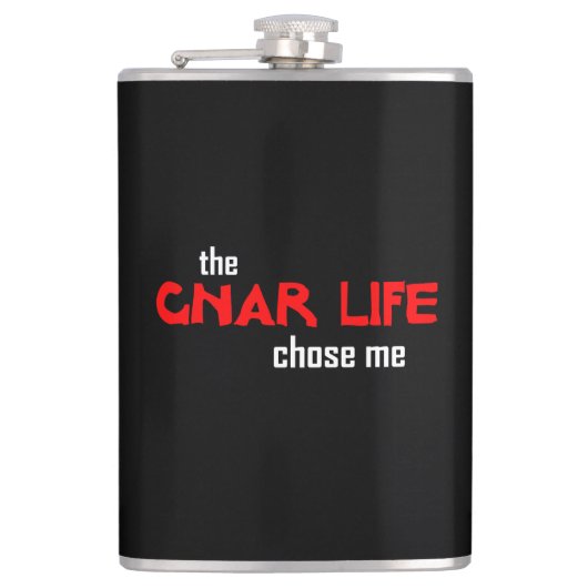 Gnar Life Flachmann (Vorderseite)