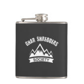 Gnar Shredders Society Flachmann (Vorderseite)