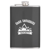 Gnar Shredders Society Flachmann (Vorderseite)