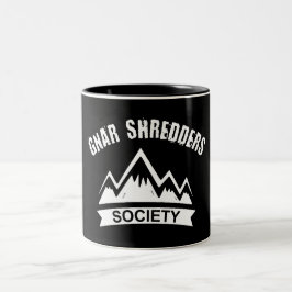 Gnar Shredders Society Zweifarbige Tasse