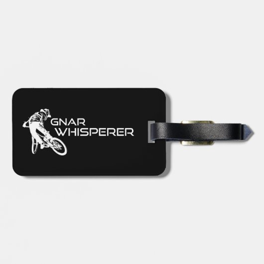 Gnar Whisperer Mountain Biking Gepäckanhänger (Rückseite horizontal)
