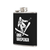 Gnar Whisperer Skiing Flachmann (Links)