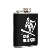 Gnar Whisperer Skiing Flachmann (Rechts)