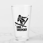 Gnar Whisperer Skiing Glas (Vorderseite)