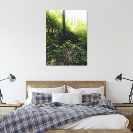 Gnarled Tree Base Leinwanddruck (Insitu (Schlafzimmer))