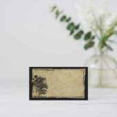 Gnarly alter Baum-Prim Geschäfts-Karten Visitenkarte (Stehend Vorderseite)