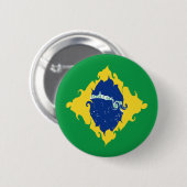 Gnarly Flagge Brasiliens Button (Vorne & Hinten)
