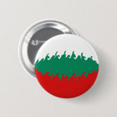 Gnarly Flagge Bulgariens Button (Vorne & Hinten)