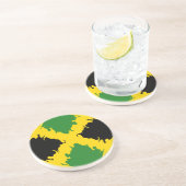 Gnarly Flagge Jamaikas Getränkeuntersetzer (Seite)