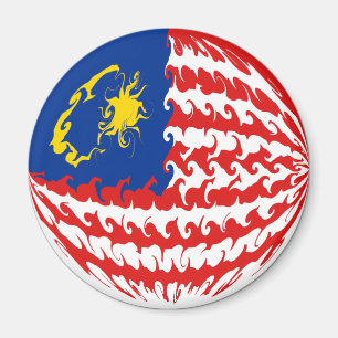 Gnarly Flagge Malaysias Magnet