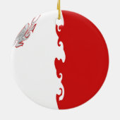 Gnarly Flagge Maltas Keramikornament (Hinten)