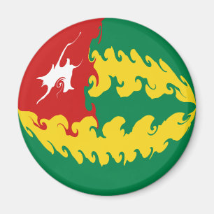 Gnarly Flagge Togos Magnet