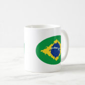 Gnarly Flaggen-Tasse Brasiliens Kaffeetasse (VorderseiteRechts)