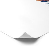 Gnarly! Löwensurfer, Personalisiert Poster (Ecke)