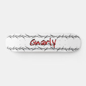 Gnarly Stacheldraht Skateboard (Horizontal)